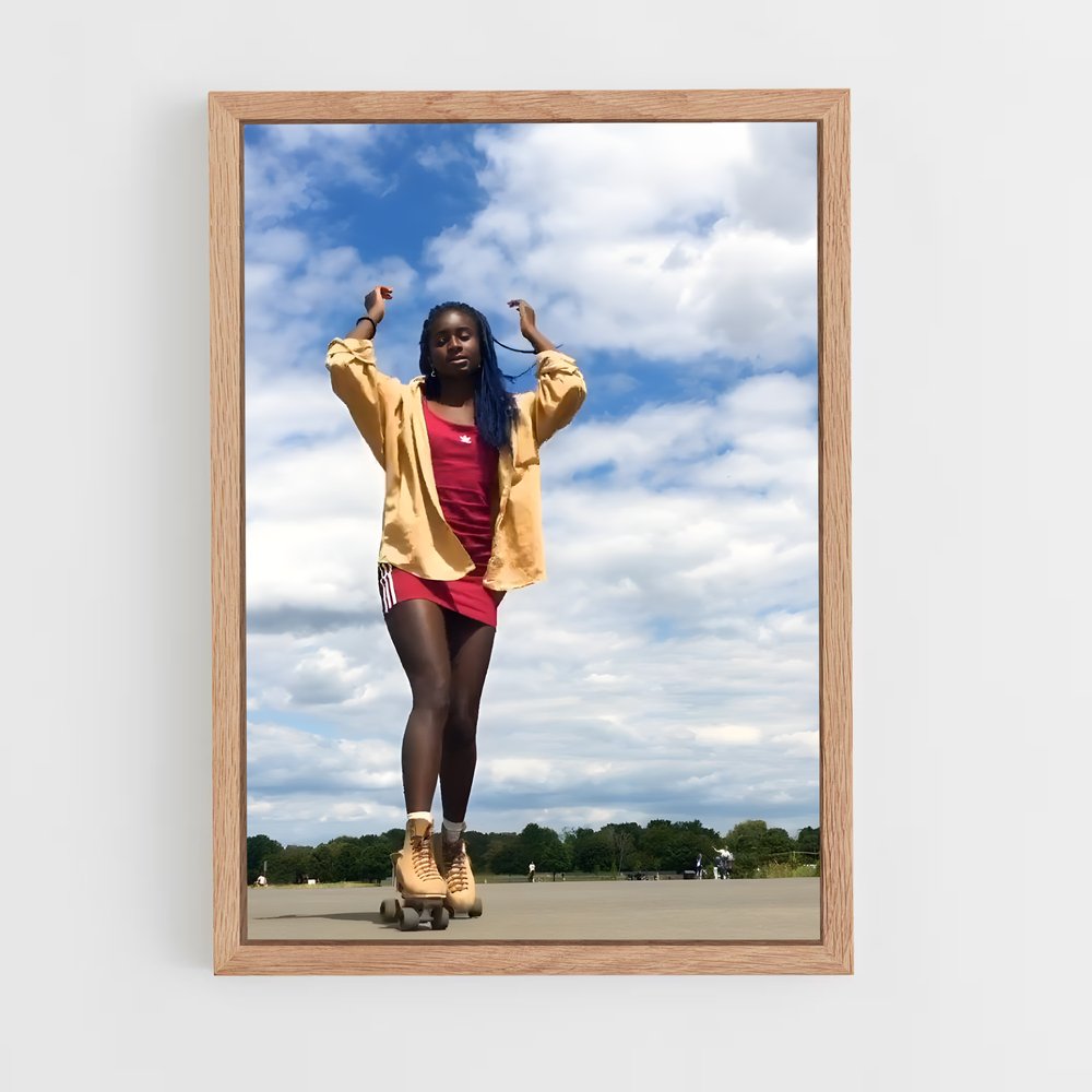 Poster Oumi janta libres – affiche Roller (vue 4)